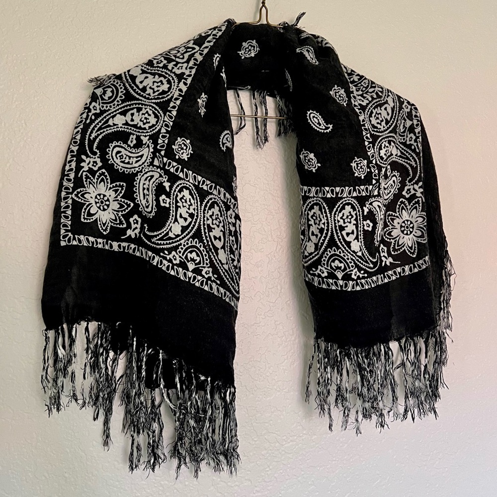 Bandana Print Scarf